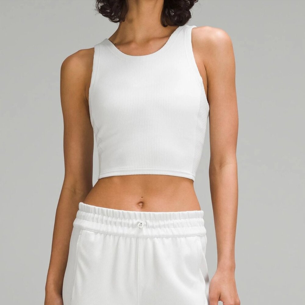 Lululemon Ribbed Softstreme Cropped Tank